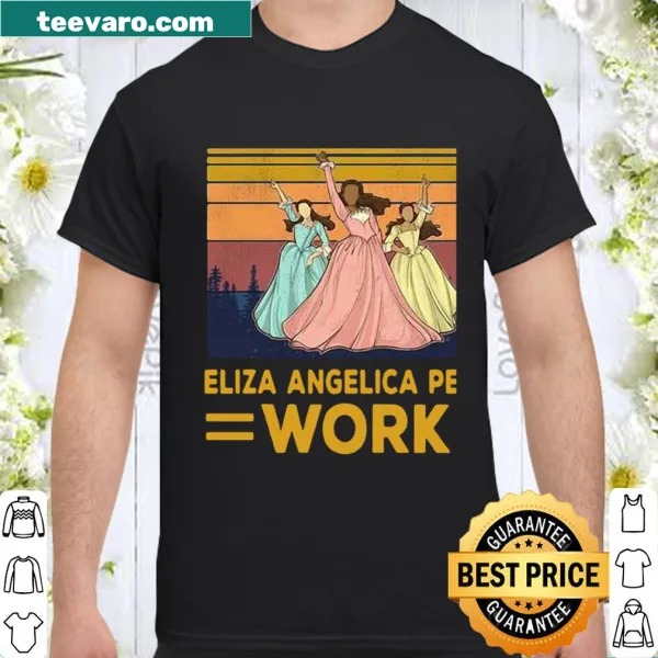 Vintage-inspired design featuring Angelica and Eliza characters
