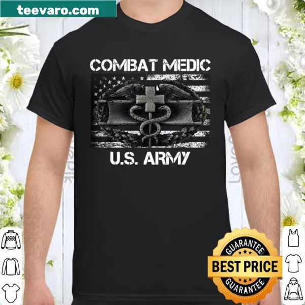 Vintage-style Army medic veteran shirt honoring service