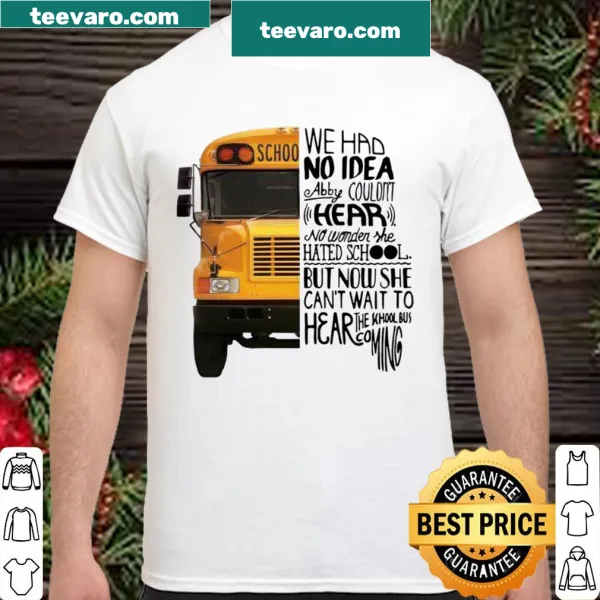 Shirt addressing awareness about hearing disabilities in children