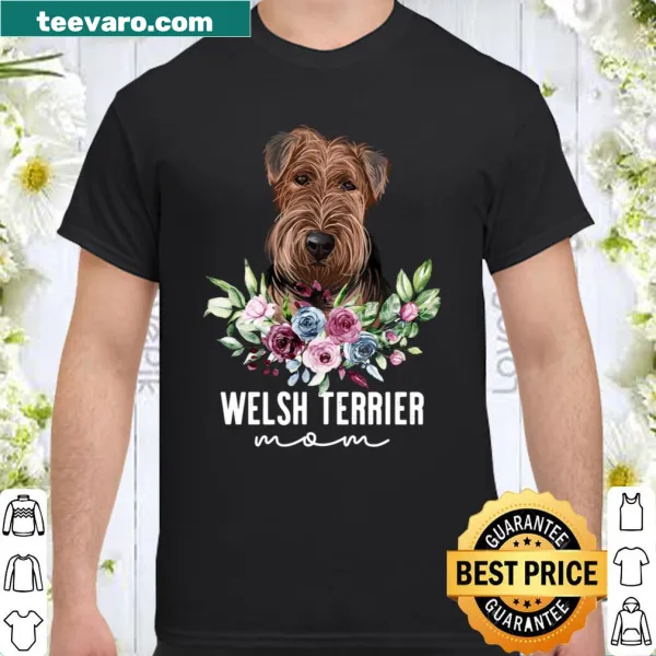 Cute shirt featuring a Welsh Terrier illustration for dog moms