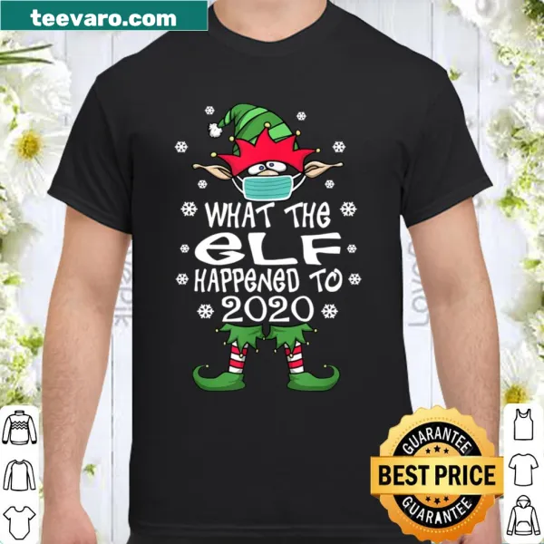 Matching family shirt questioning 2020 with a playful elf theme