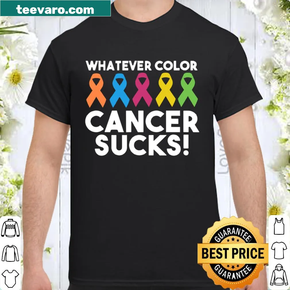 Humorous cancer awareness shirt with LGBT ribbon design