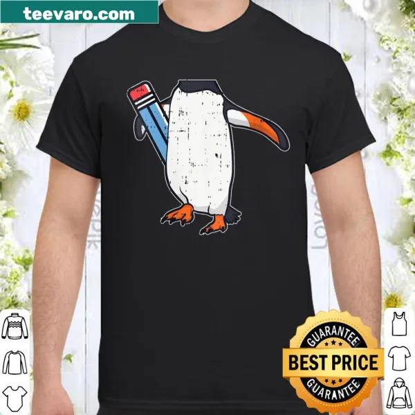 Cute penguin design for the 100 Days of School celebration