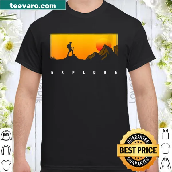 Women's hiking shirt featuring a vintage design