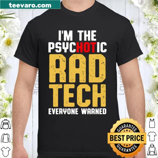 Bold typography Radiologic Technologist shirt with graphics