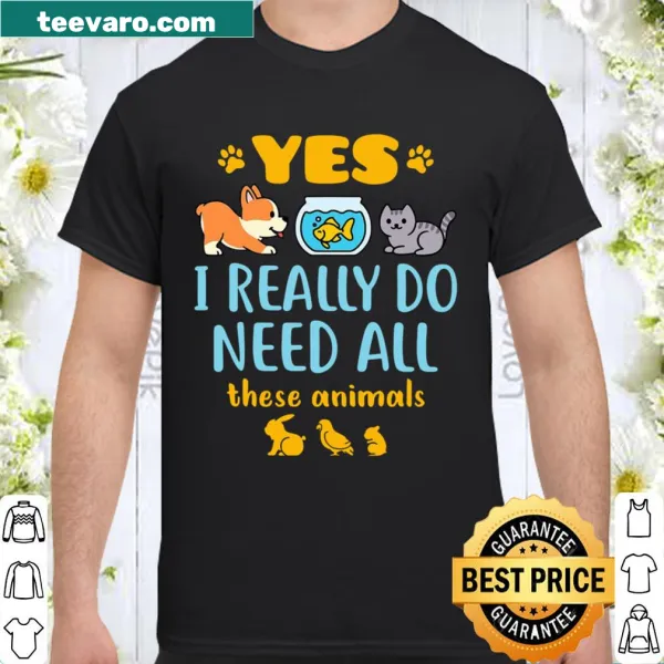 Shirt celebrating pet ownership with humorous text