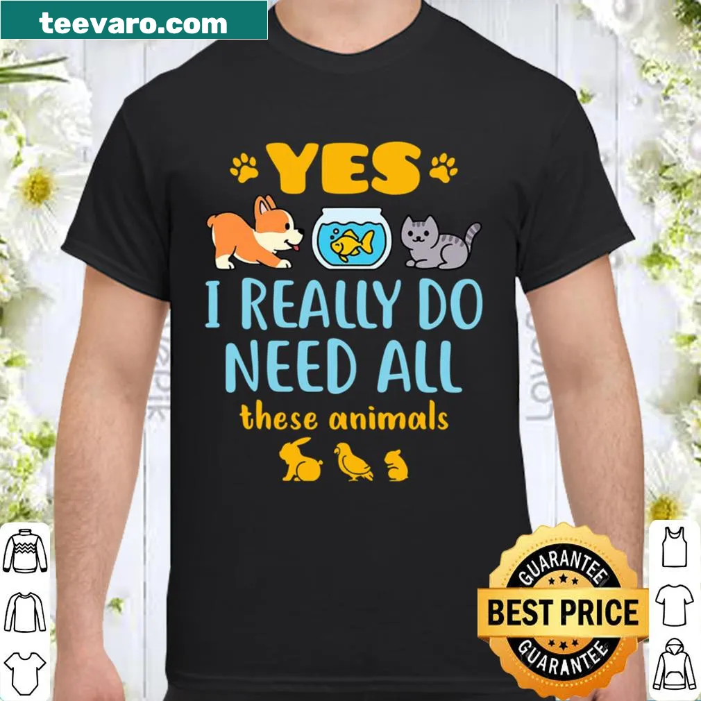 Shirt celebrating pet ownership with humorous text