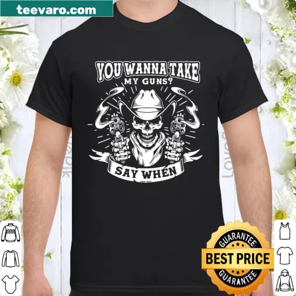 Skull graphic t-shirt featuring a quote from Doc Holliday in Tombstone