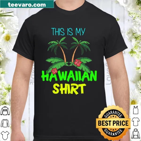 Tropical themed shirt featuring Royal Hawaiian illustrations