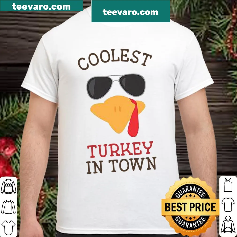 Thanksgiving-themed shirt designed for toddlers with playful graphics