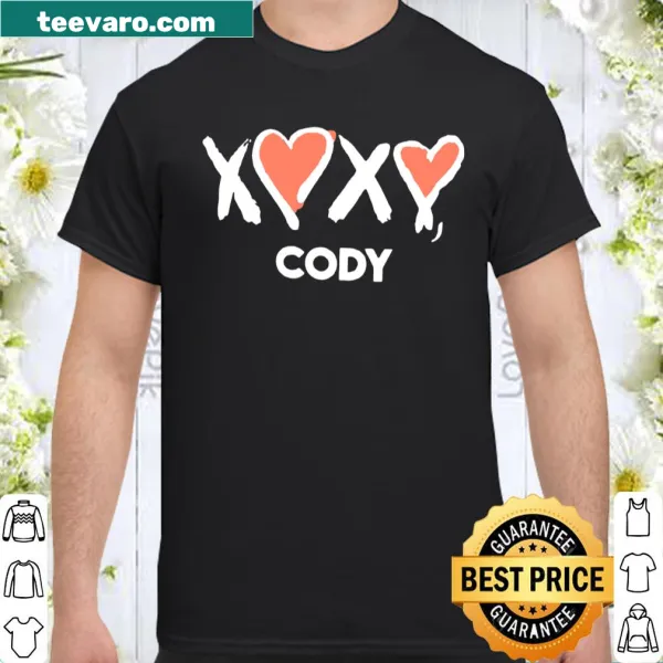 Sweatshirt with the phrase xoxo cody
