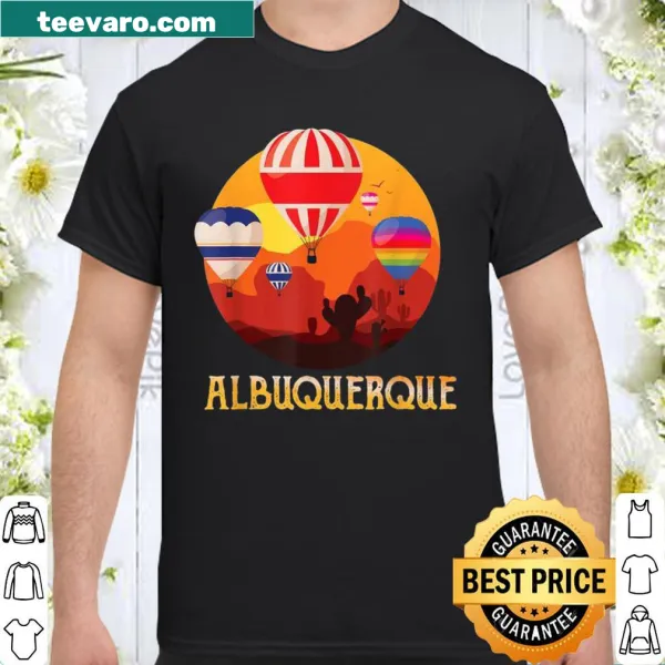 Whimsical hot air balloon illustrations for Albuquerque festival