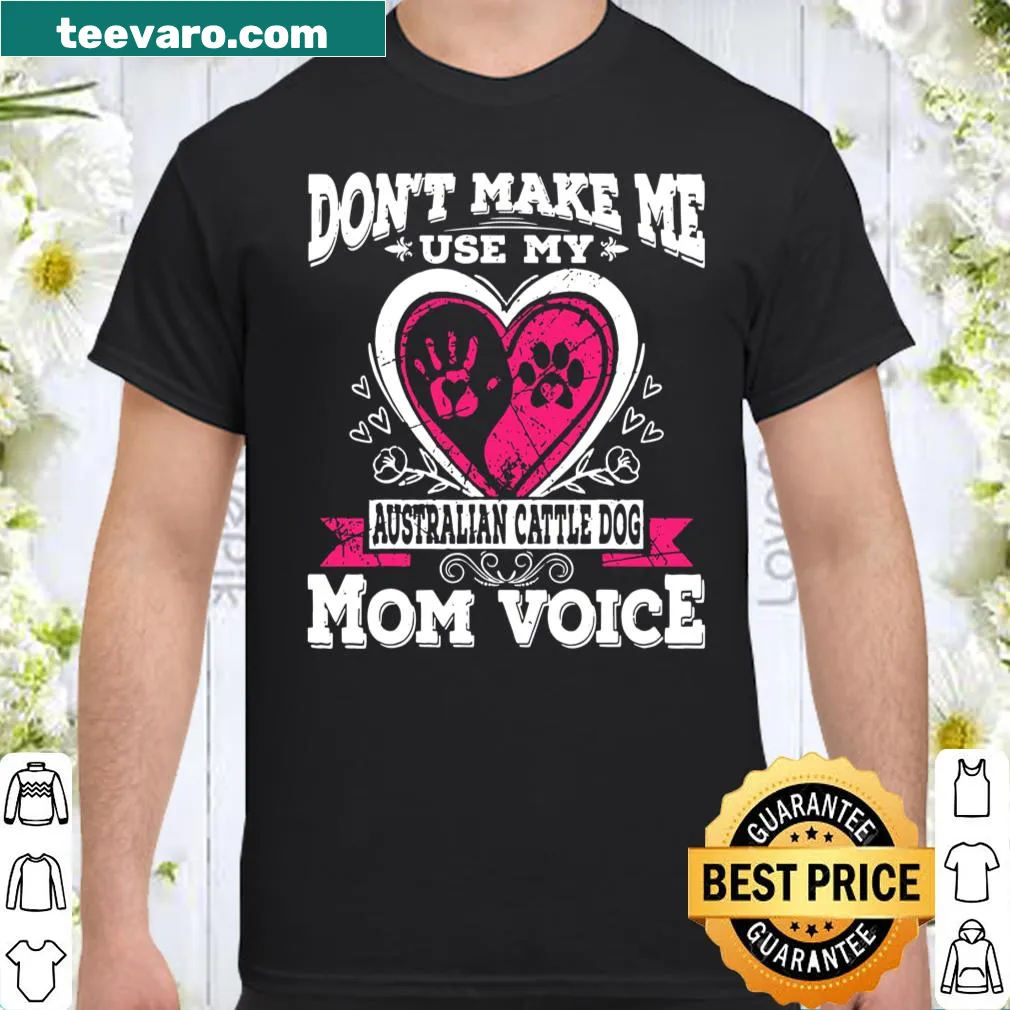 Cute Australian Shepherd graphic on a women's dog mom t-shirt