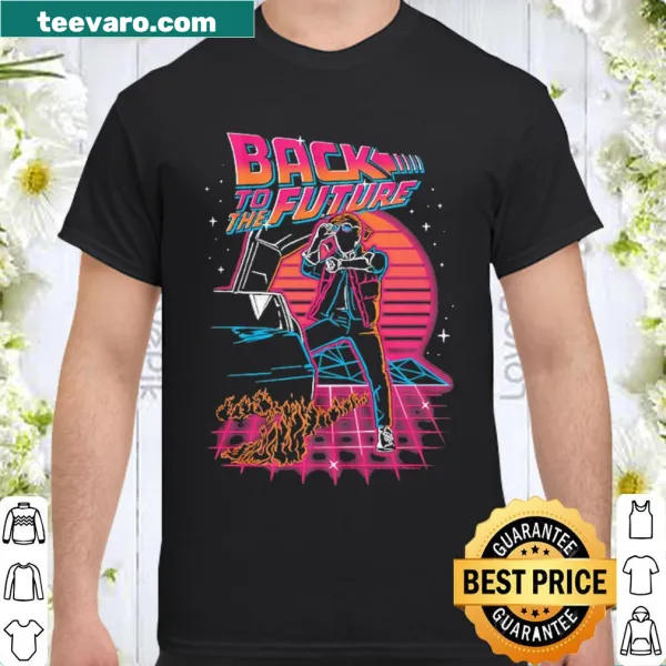 Illustrative design celebrating Back to the Future with a 2021 twist.