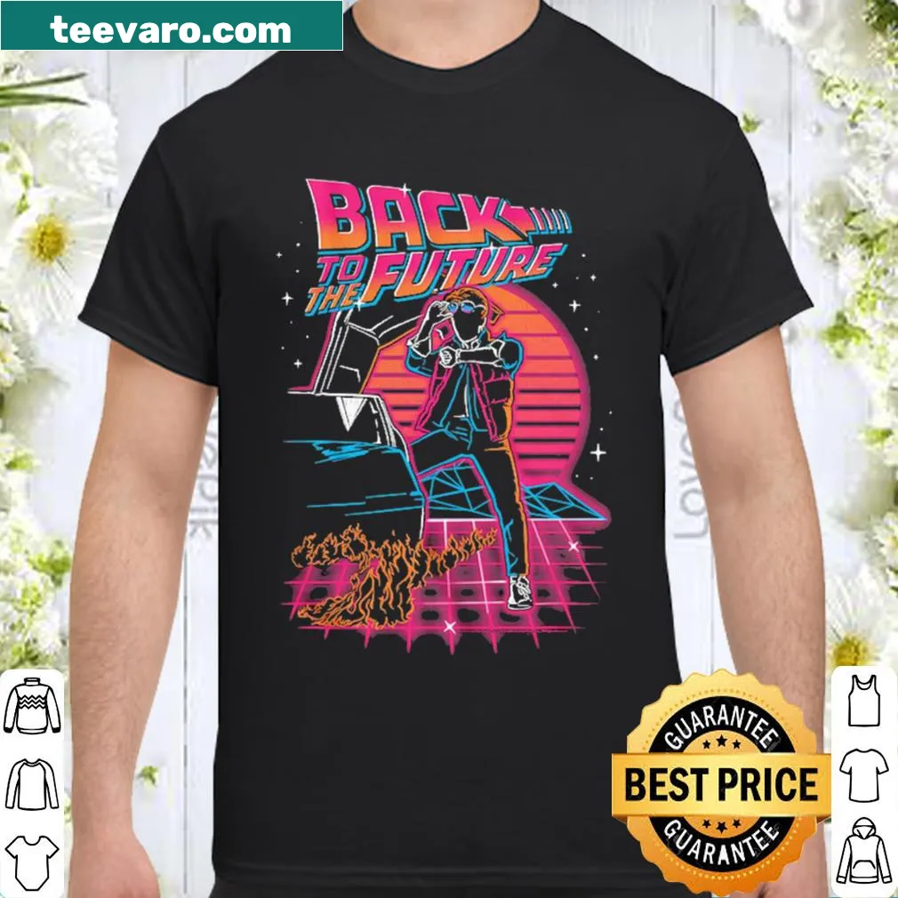 Illustrative design celebrating Back to the Future with a 2021 twist.