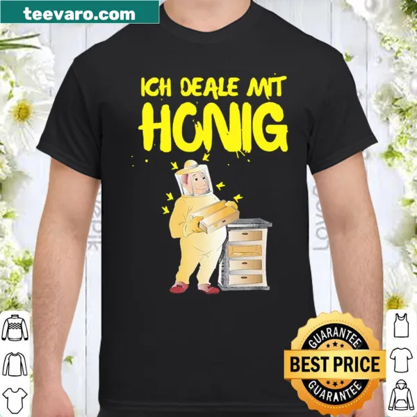Beekeeper shirt with the phrase about honey harvesting and a related graphic.