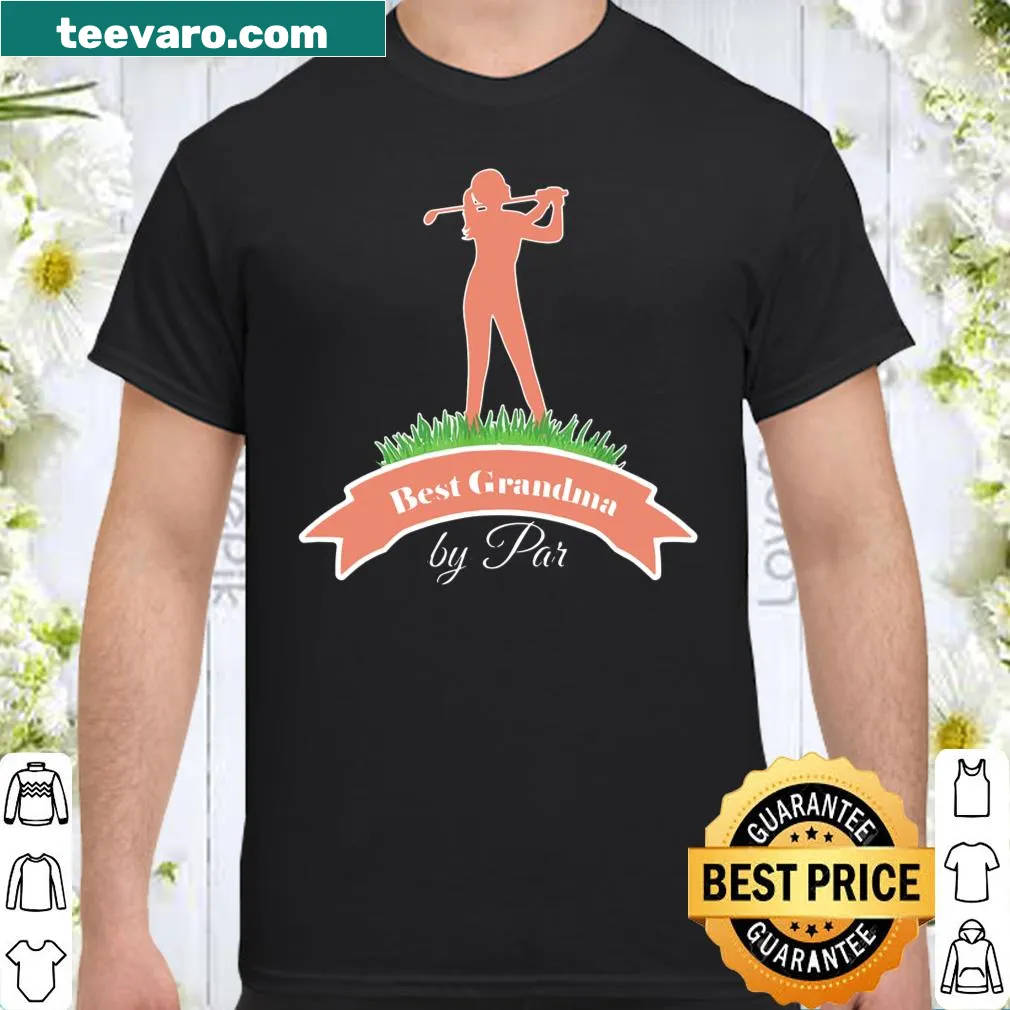 Wholesome shirt with golf-themed typography celebrating grandmas.