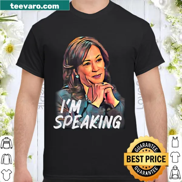 Shirt with 'I'm Speaking' text from Biden Harris debate