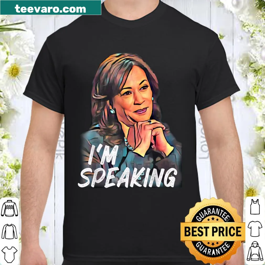 Shirt with 'I'm Speaking' text from Biden Harris debate