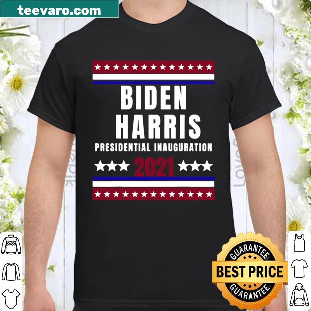 Biden Harris Inauguration shirt with bold text