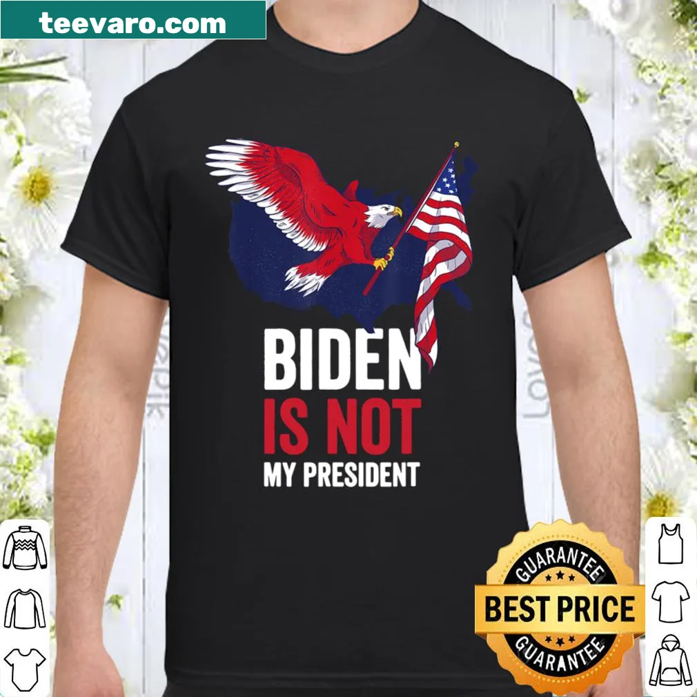 Retro shirt with 'Biden Is Not My President' text