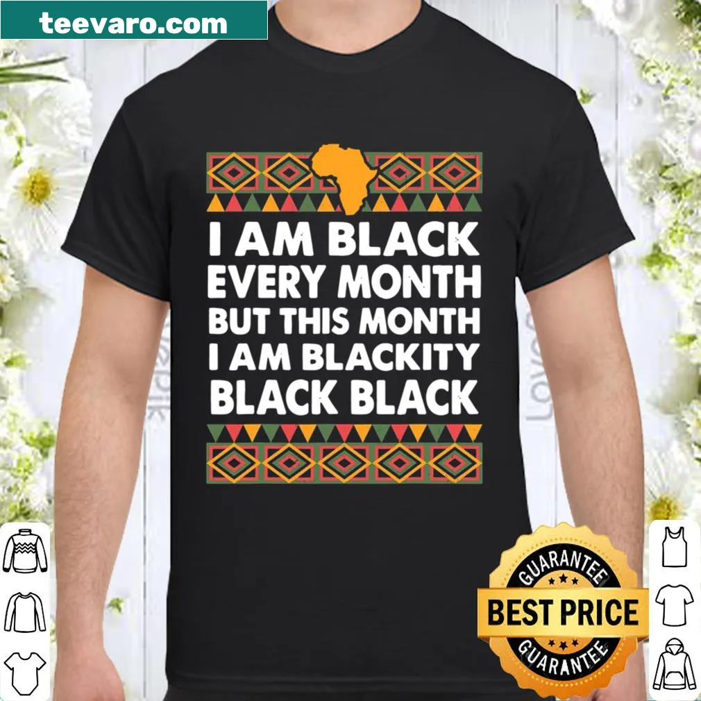 Bold statement shirt celebrating Black identity and culture