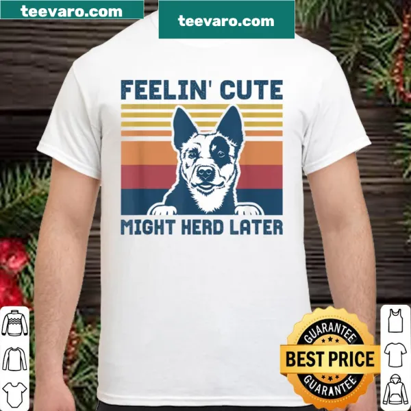 Blue Heeler illustration t-shirt for dog lovers
