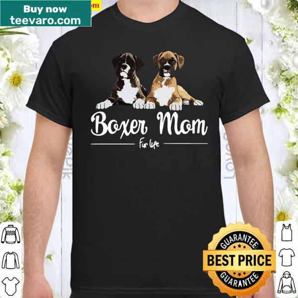 T-shirt for Boxer moms featuring fun graphics