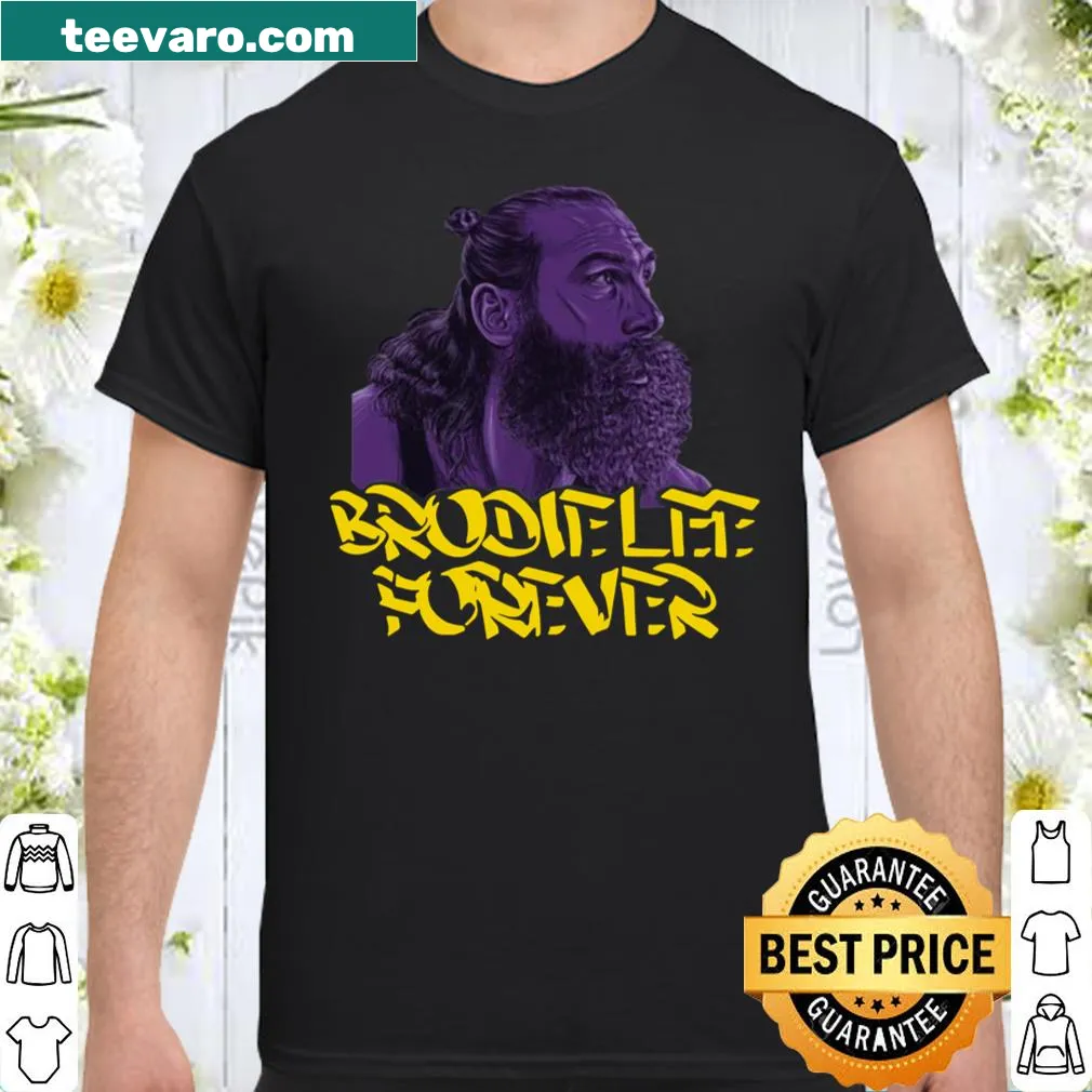 Tribute shirt featuring Brodie Lee illustration