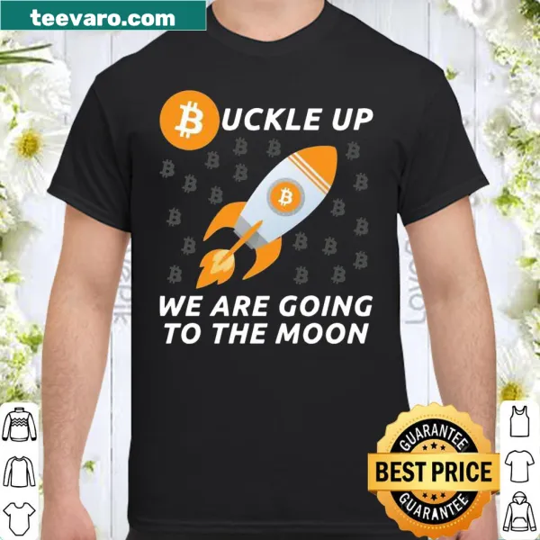 Playful shirt with bold text about Bitcoin and cryptocurrency investment.