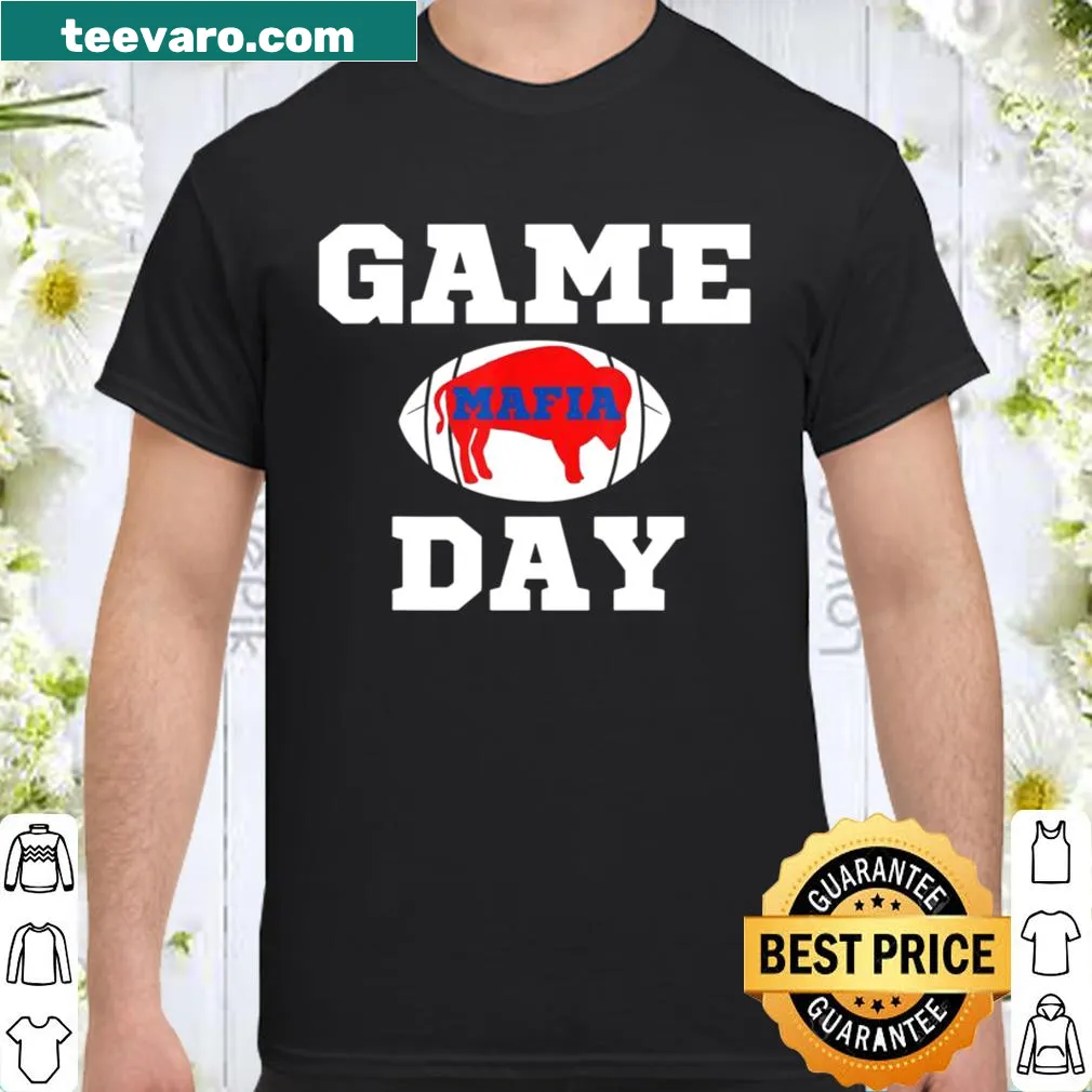 Vintage style Buffalo football shirt with distressed team graphic
