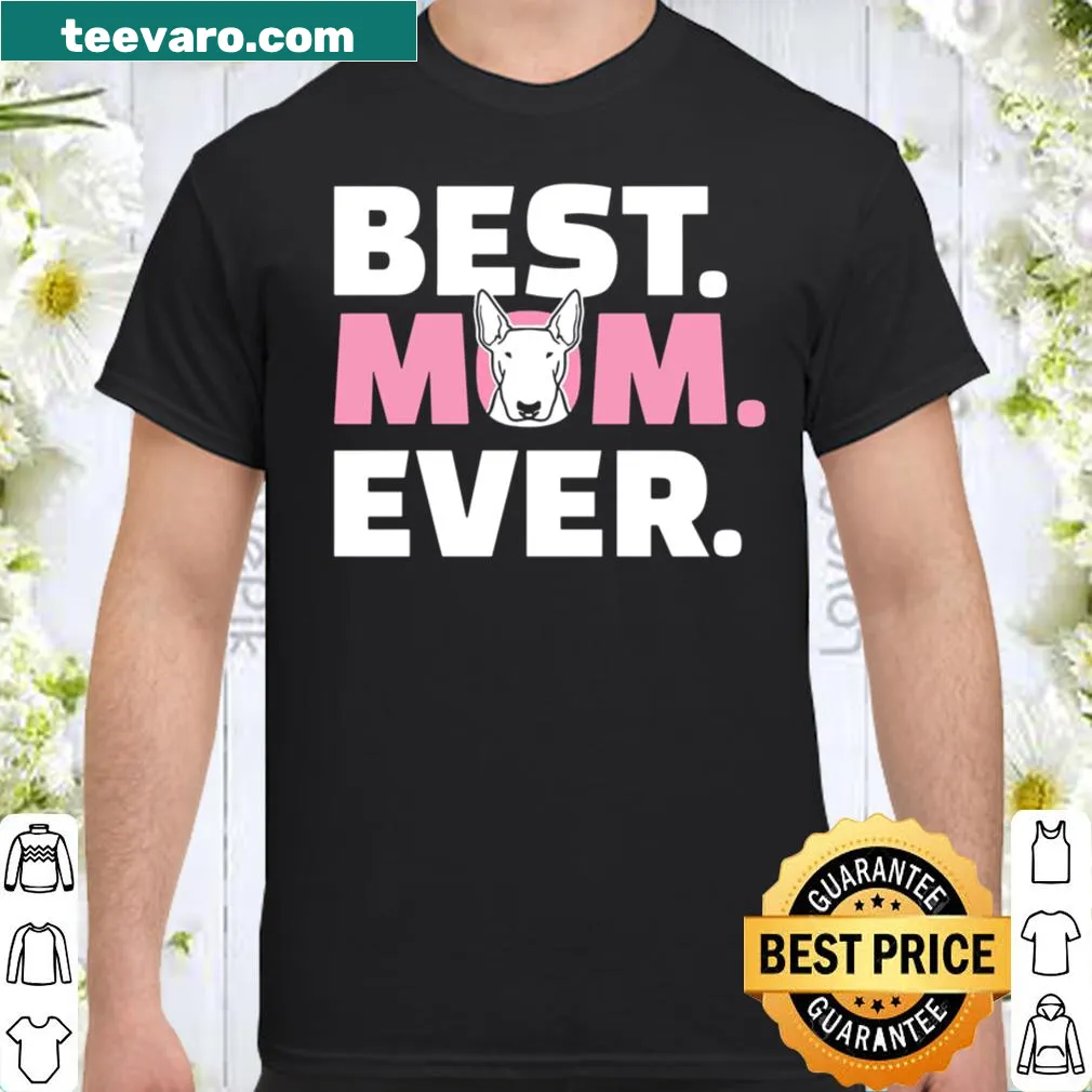 Typography design celebrating Bull Terrier moms