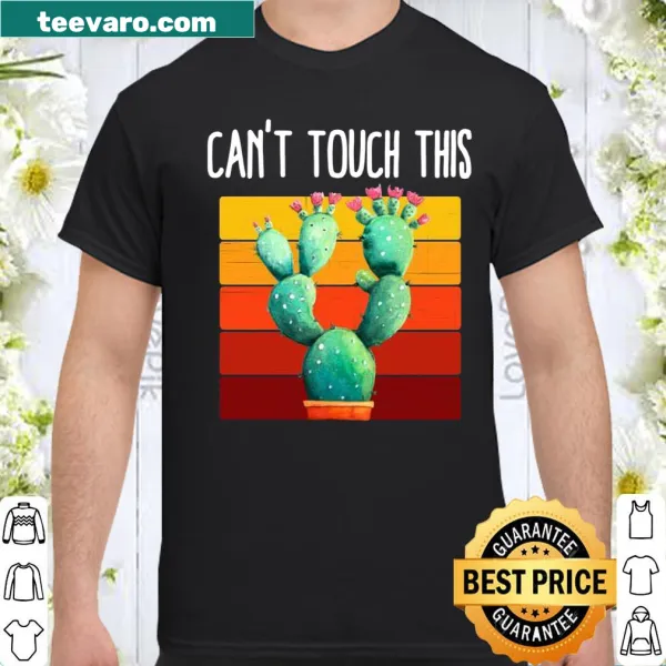 Retro cactus graphic T-shirt with humorous phrase