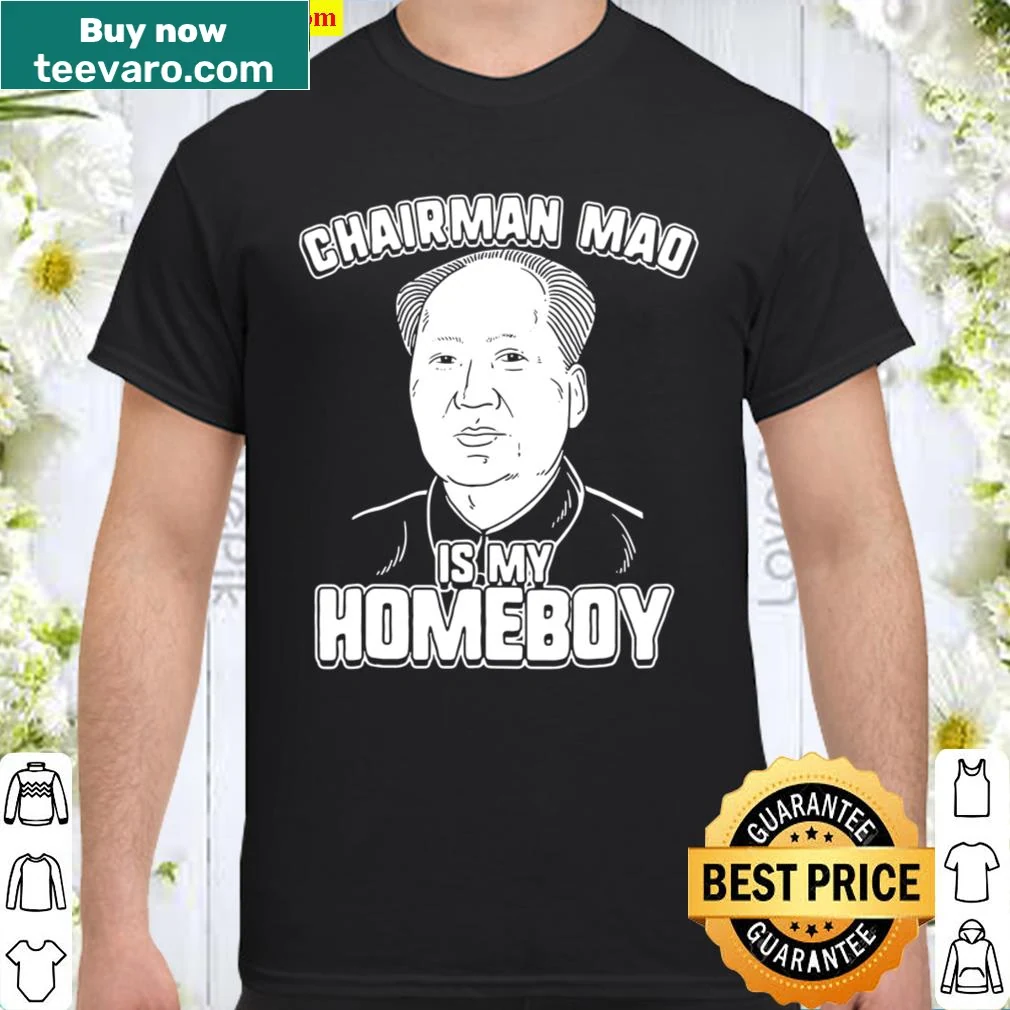 Chairman Mao humorous graphic on T-shirt