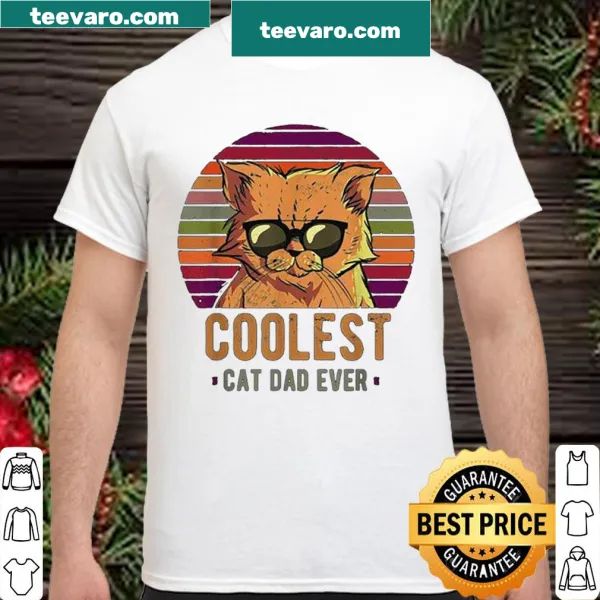 Vintage-style shirt for proud cat dads