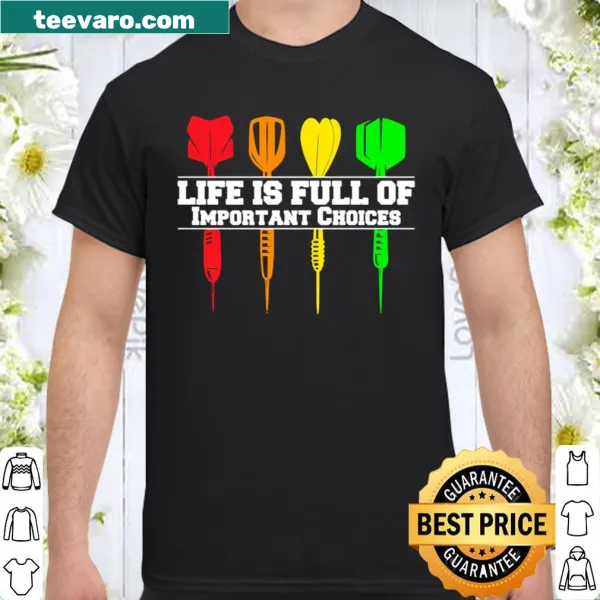 Dartboard design shirt for gamers