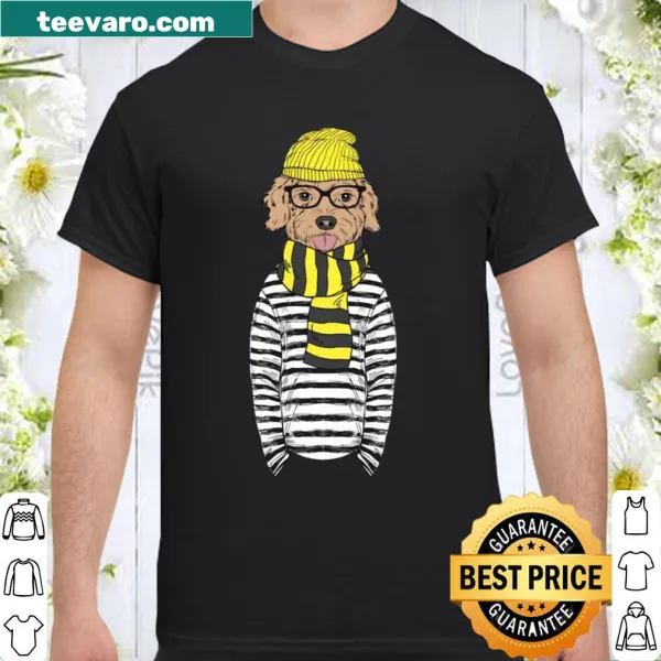 Charming doodle dog mom design on a T-shirt