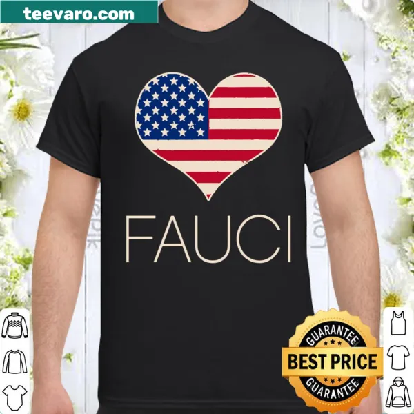 Tribute shirt featuring Dr. Anthony Fauci's name