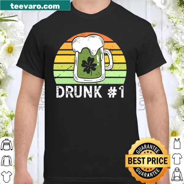 T-shirt featuring fun typography for St. Patrick's Day drinking team