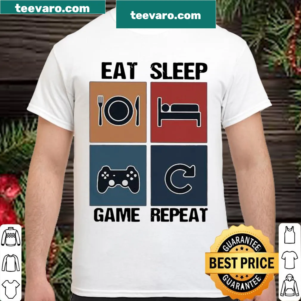 Vintage gaming t-shirt with playful text