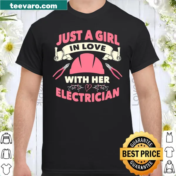 Appreciative shirt for women saying I Love My Electrician