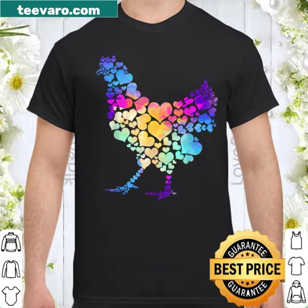 Cute chicken graphic for Valentine's Day t-shirt