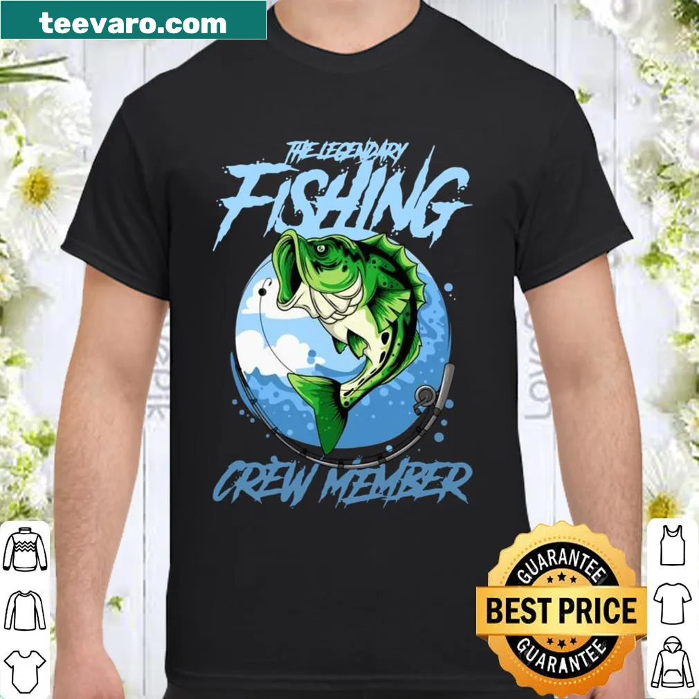 Fischer Crew fishing team shirt illustration