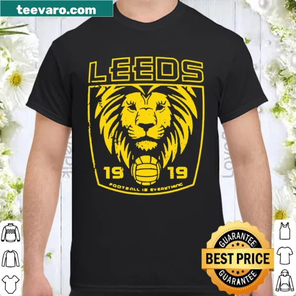 Retro Leeds football fan shirt with nostalgic graphics