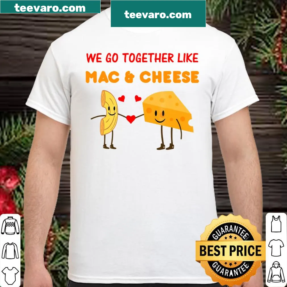 Humorous mac and cheese graphic for Valentine's Day