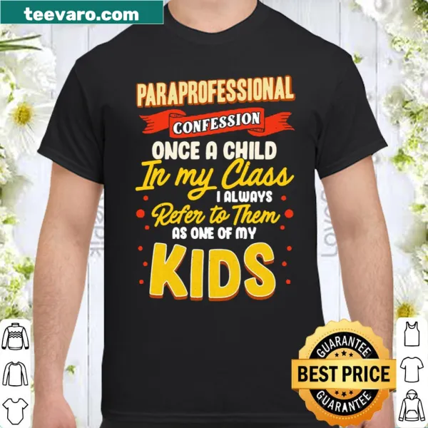 Humorous teacher appreciation shirt with a fun confession