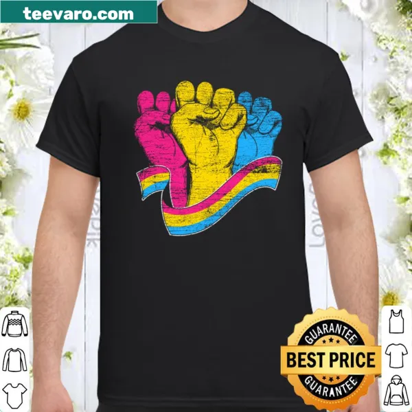 Pullover featuring the LGBT flag and pansexual symbol