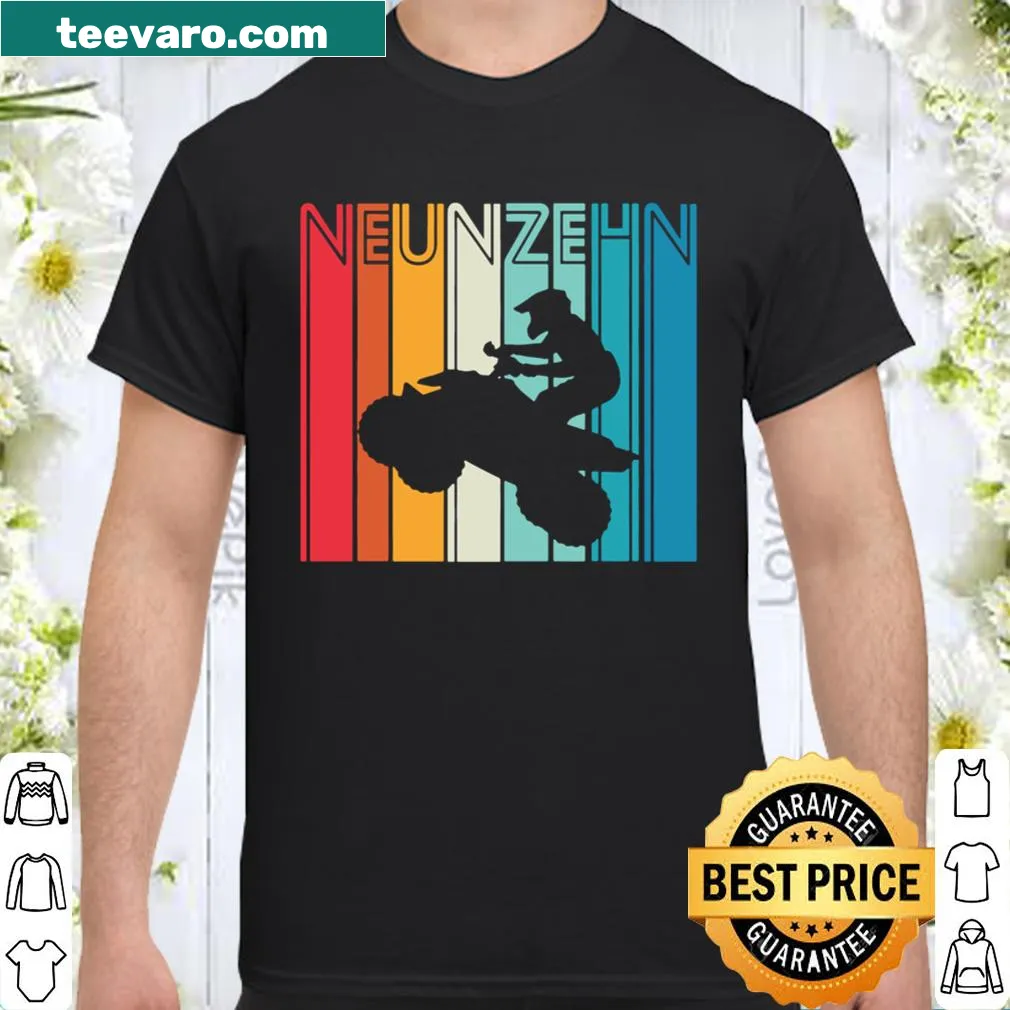 Retro design shirt celebrating ATV riding with a vintage graphic.