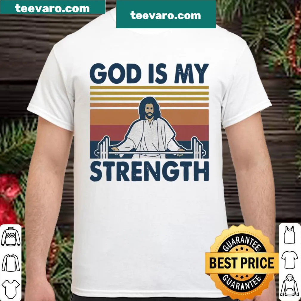 Vintage weightlifting shirt with inspirational text
