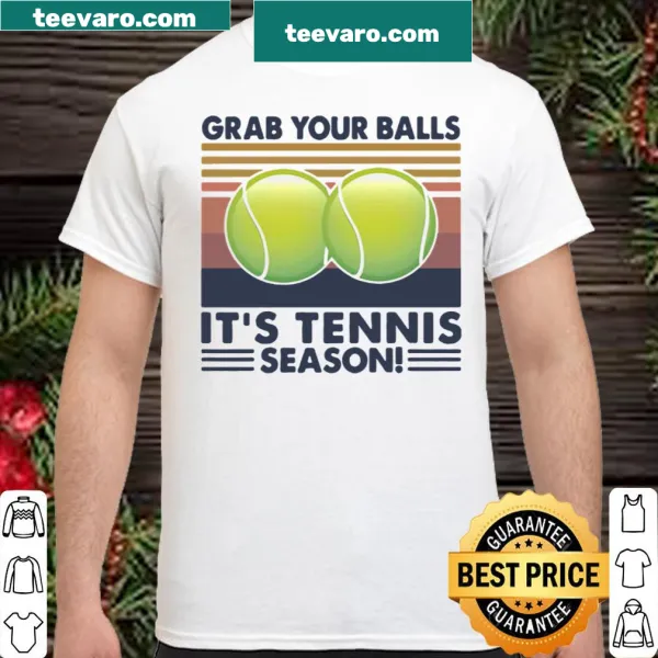 Vintage shirt with humorous text about tennis season